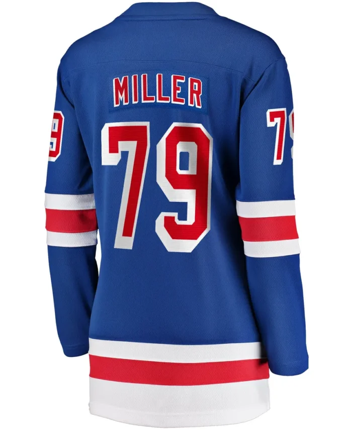 K'Andre Miller New York Rangers Fanatics Women Home Breakaway Jersey - Blue