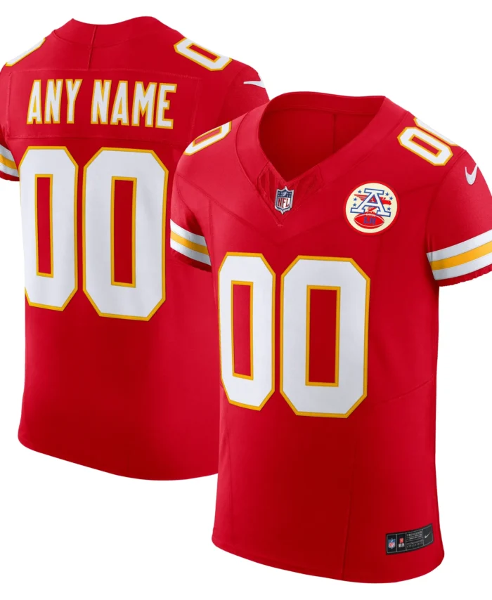 Kansas City Chiefs Vapor F.U.S.E. Elite Custom Jersey - Red