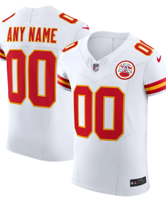 Kansas City Chiefs Vapor F.U.S.E. Elite Custom Jersey - White