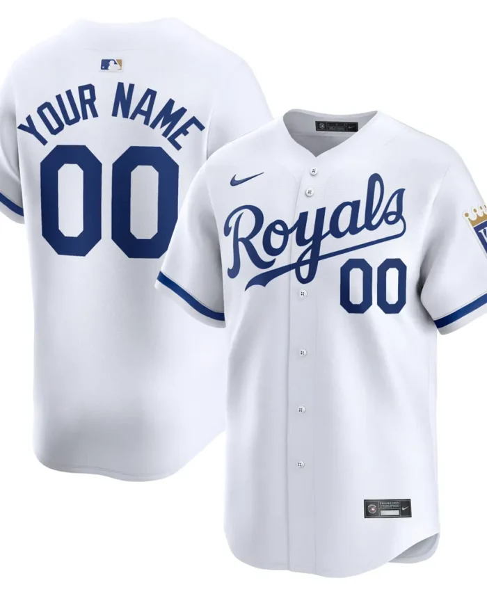 Kansas City Royals Home Limited Custom Jersey - White