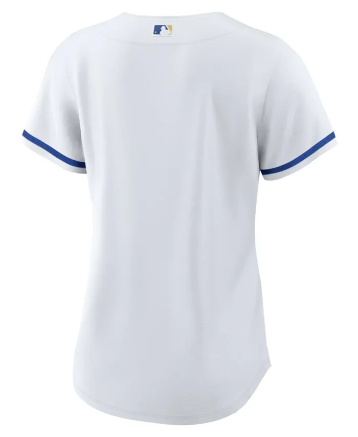 Kansas City Royals Women Home Replica Team Logo Jersey - White