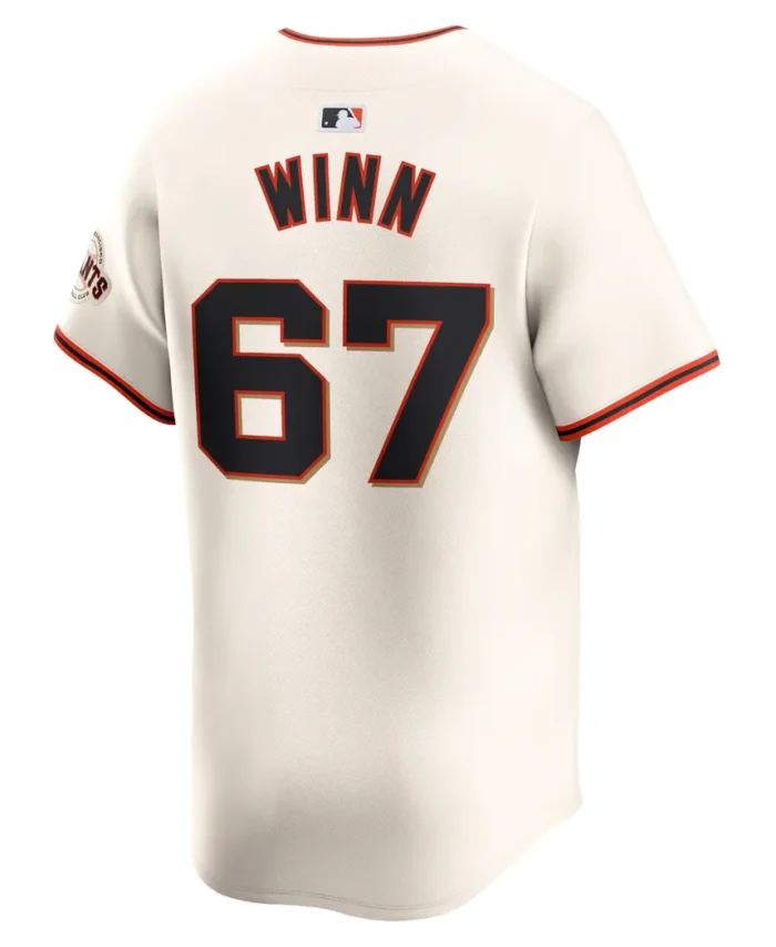 Keaton Winn San Francisco Giants Home Limited Player Jersey - Cream