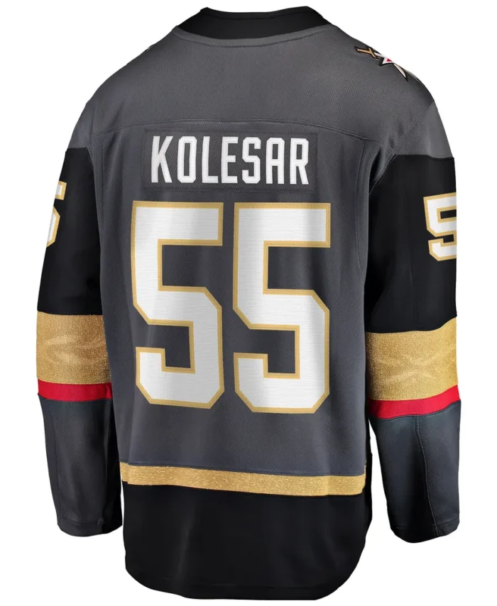Keegan Kolesar Vegas Golden Knights Fanatics Alternate Breakaway Player Jersey - Gray