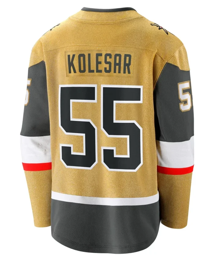 Keegan Kolesar Vegas Golden Knights Fanatics Home Breakaway Jersey - Gold