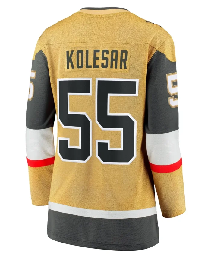Keegan Kolesar Vegas Golden Knights Fanatics Women Alternate Breakaway Player Jersey - Gold