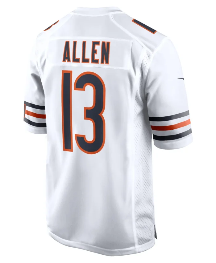 Keenan Allen Chicago Bears Game Jersey -  White