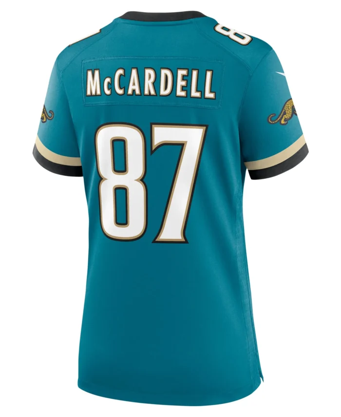 Keenan McCardell Jacksonville Jaguars Women's Prowler Throwback Retired Player Game Jersey - Teal