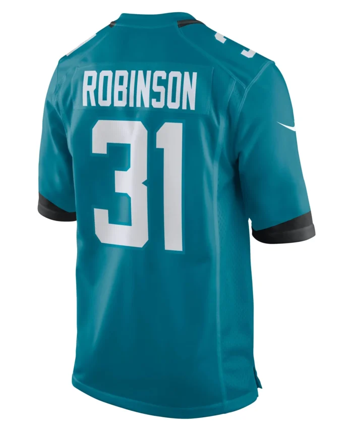 Keilan Robinson Jacksonville Jaguars Team Game Jersey -  Teal