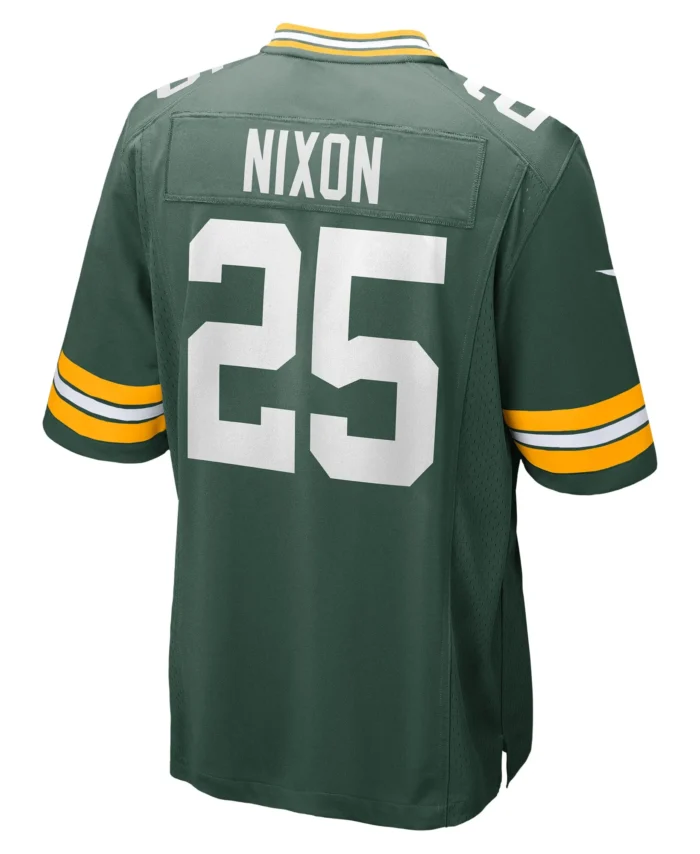Keisean Nixon Green Bay Packers Game Player Jersey - Green