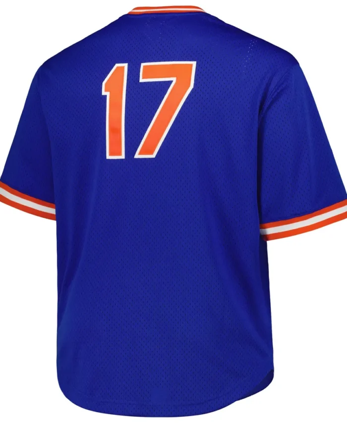 Keith Hernandez New York Mets Mitchell - Ness 1986 Cooperstown Collection Mesh Pullover Jersey - Royal