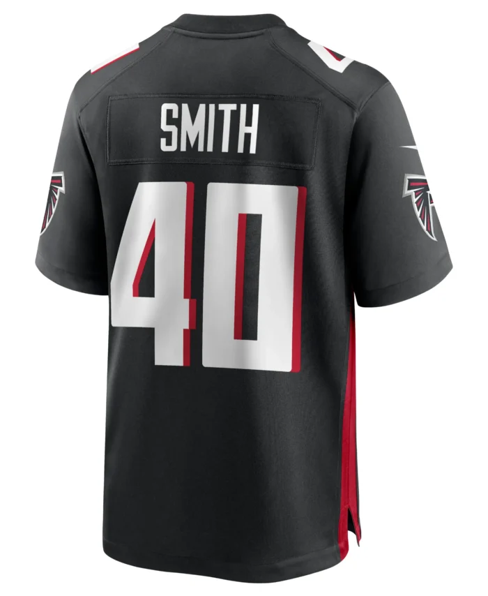 Keith Smith Atlanta Falcons Game Jersey - Black