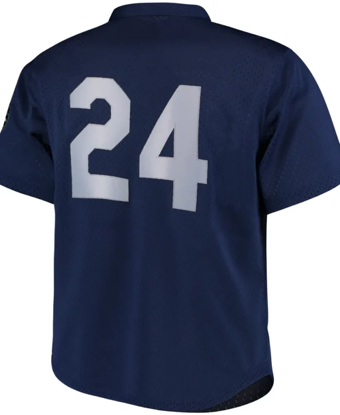 Ken Griffey Jr. Seattle Mariners Mitchell Ness Cooperstown Collection Mesh Batting Practice Jersey- Navy