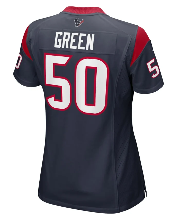 Kendrick Green Houston Texans Women's Team Game Jersey -  Navy