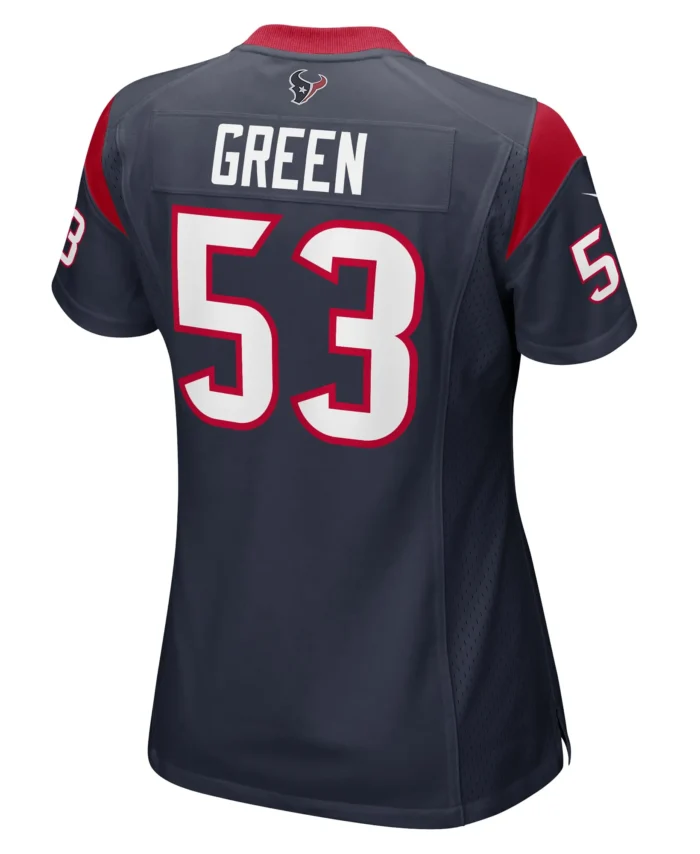 Kendrick Green Houston Texans Women's Team Game Jersey -  Navy
