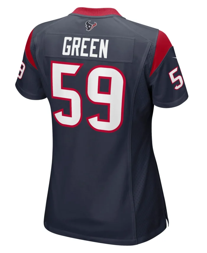 Kenyon Green Houston Texans Women's Game Player Jersey - Navy