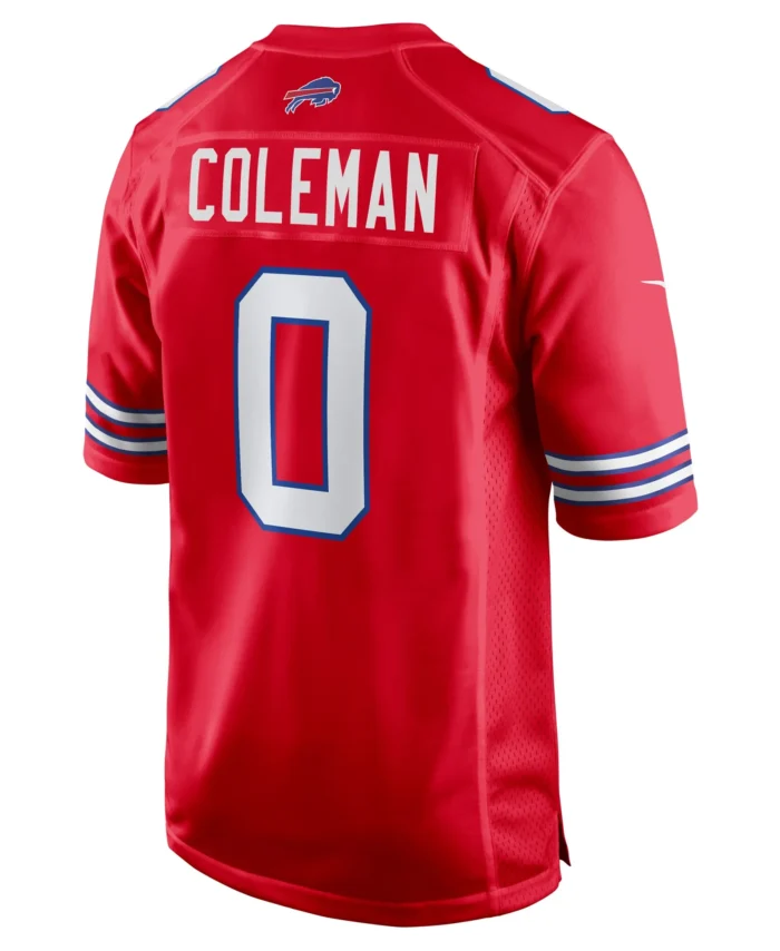 Keon Coleman Buffalo Bills Alternate Game Jersey -  Red