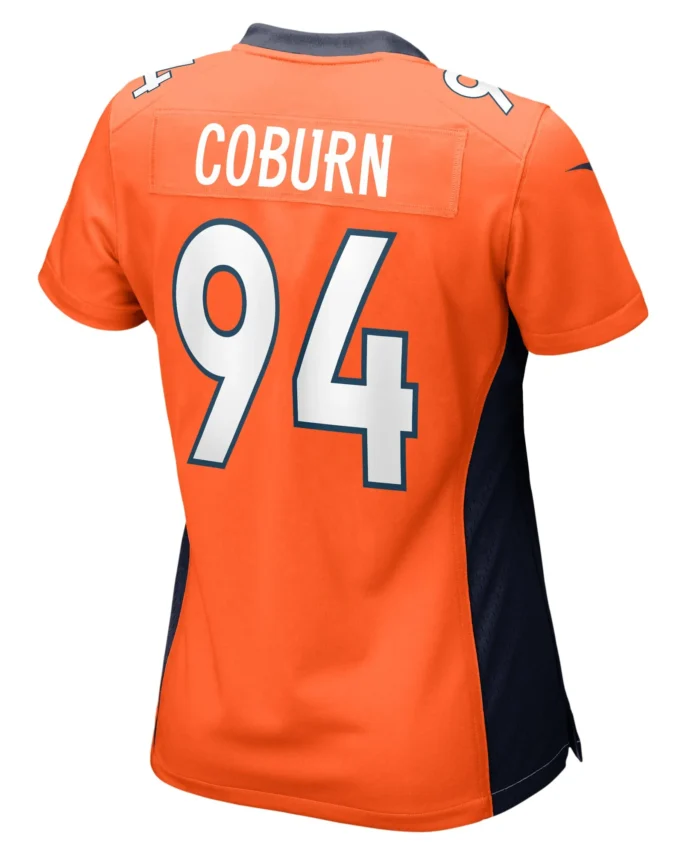Keondre Coburn Denver Broncos Women's  Game Jersey -  Orange
