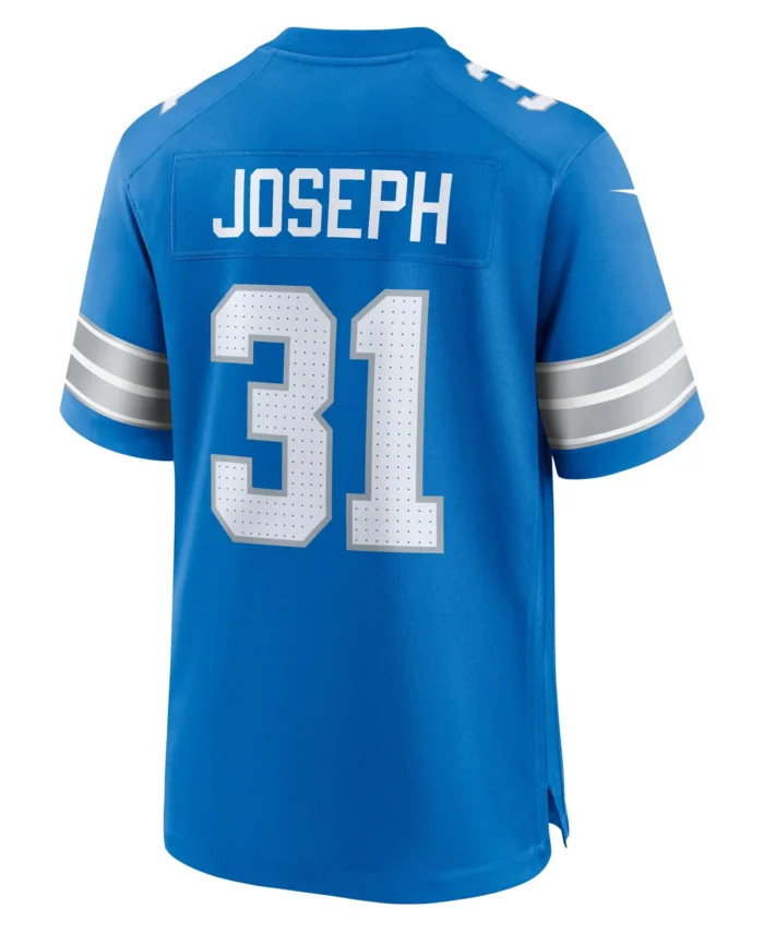 Kerby Joseph Detroit Lions Team Game Jersey -  Blue