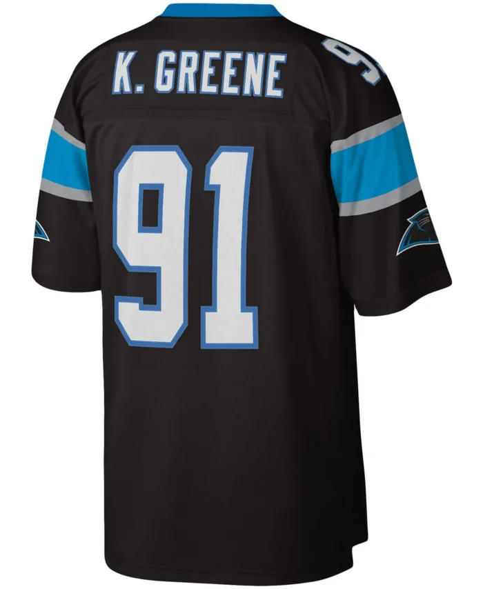 Kevin Greene Carolina Panthers Mitchell & Ness Big & Tall 1996 Retired Player Replica Jersey - Black