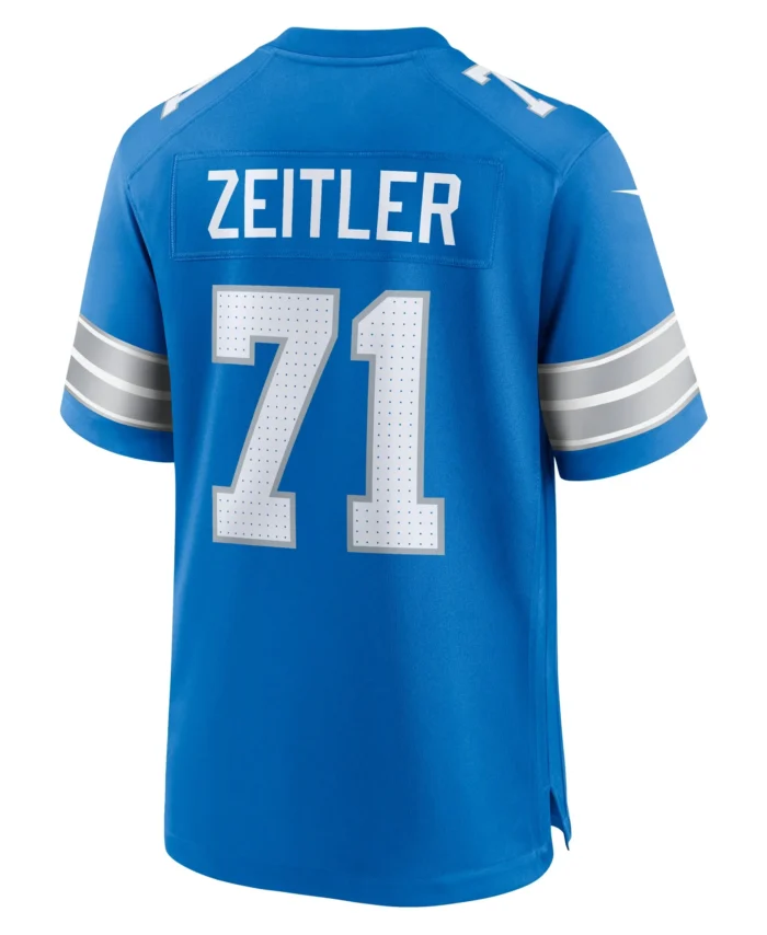 Kevin Zeitler Detroit Lions Game Jersey -  Blue