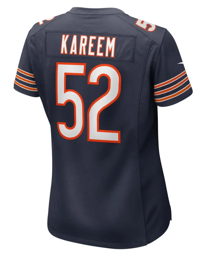 Khalid Kareem Chicago Bears Women's Team Game Jersey -  Navy