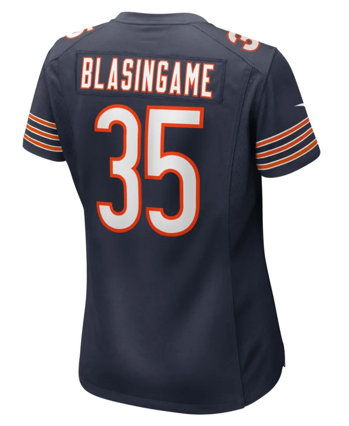 Khari Blasingame Chicago Bears Women's Game Player Jersey - Navy