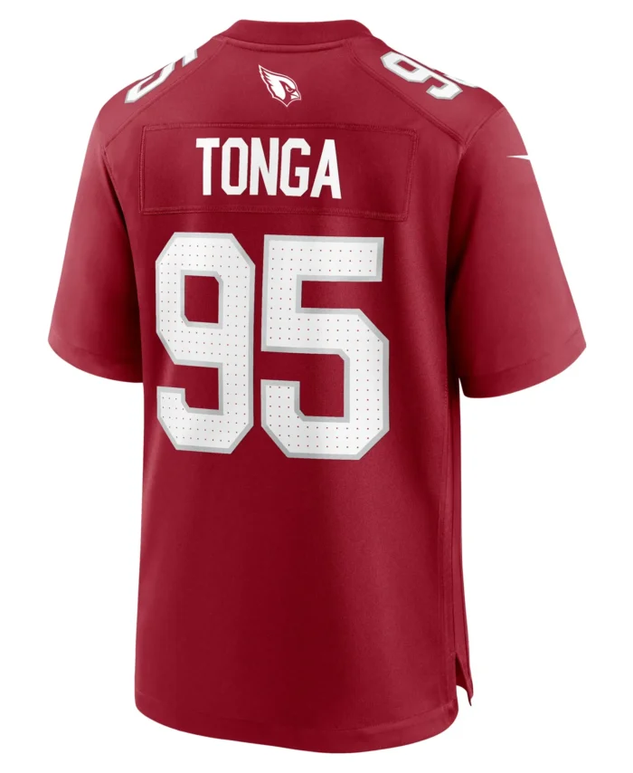 Khyiris Tonga Arizona Cardinals Team Game Jersey -  Cardinal