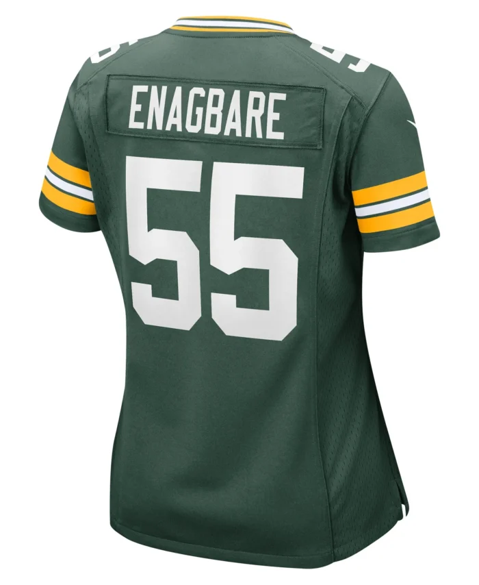 Kingsley Enagbare Green Bay Packers Women's Player Game Jersey - Green