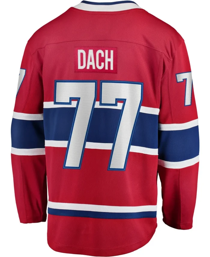 Kirby Dach Montreal Canadiens Fanatics Home Breakaway Player Jersey - Red