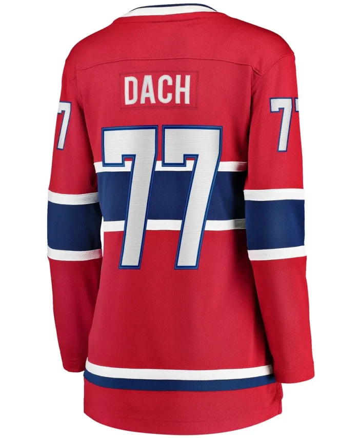 Kirby Dach Montreal Canadiens Fanatics Women Home Breakaway Player Jersey - Red