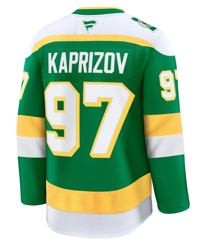 Kirill Kaprizov Minnesota Wild Fanatics Alternate Premium Jersey - Green