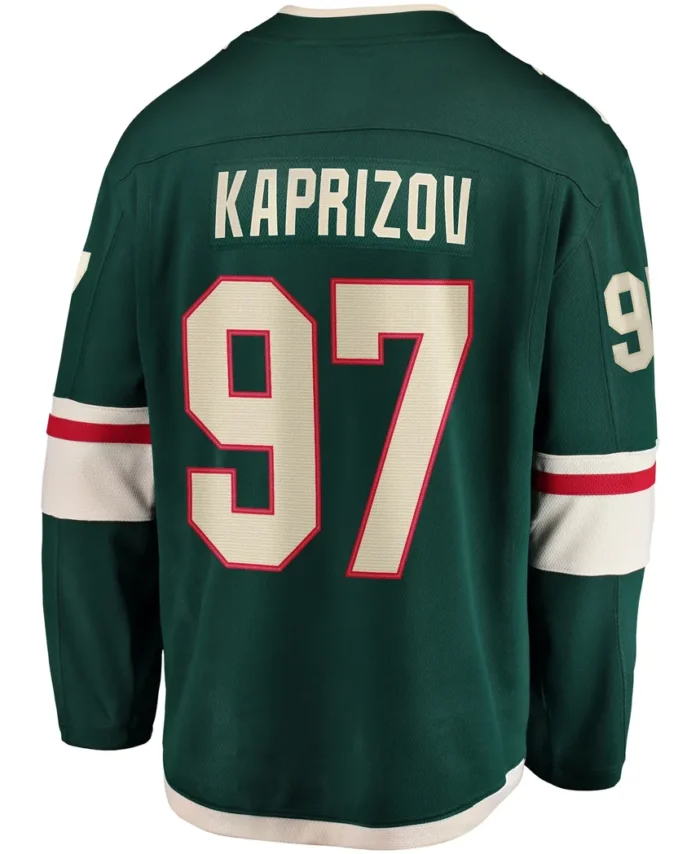 Kirill Kaprizov Minnesota Wild Fanatics Home Breakaway Replica Jersey - Green