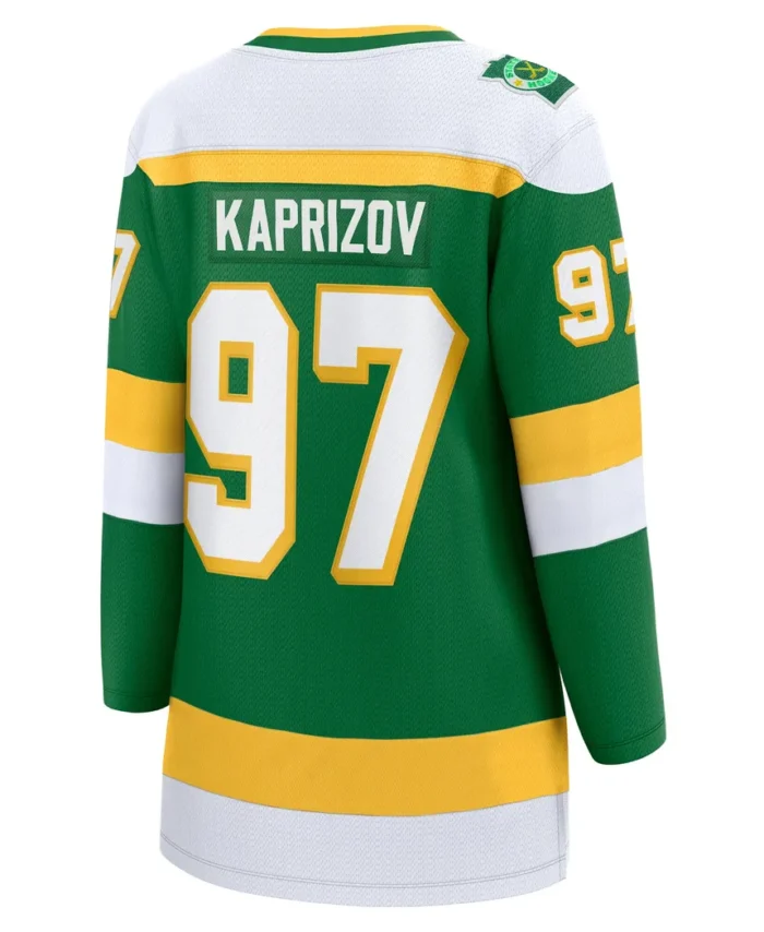 Kirill Kaprizov Minnesota Wild Fanatics Women Alternate Premier Breakaway Player Jersey? Green
