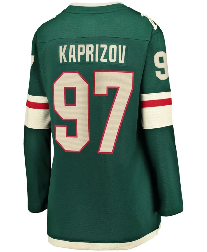 Kirill Kaprizov Minnesota Wild Fanatics Women Home Breakaway Replica Jersey - Green