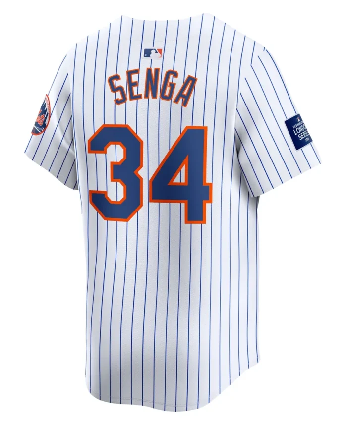 Kodai Senga New York Mets 2024 MLB World Tour London Series Home Limited Player Jersey - White