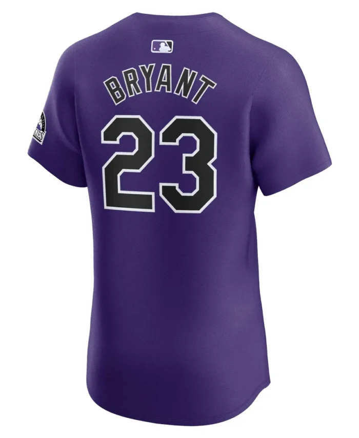 Kris Bryant Colorado Rockies Alternate Elite Player Jersey - Purple
