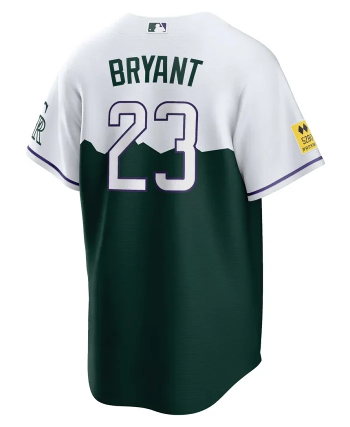 Kris Bryant Colorado Rockies City Connect Replica Player Jersey - Green