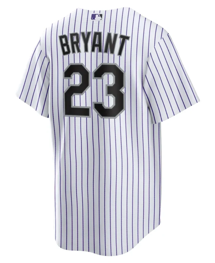 Kris Bryant Colorado Rockies Replica Player Jersey - White/Purple