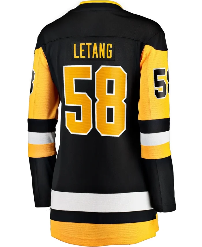 Kris Letang Pittsburgh Penguins Fanatics Women Home Breakaway Player Jersey - Black