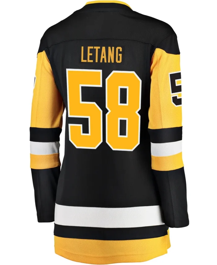 Kris Letang Pittsburgh Penguins Fanatics Women Home Breakaway Player Jersey - Black