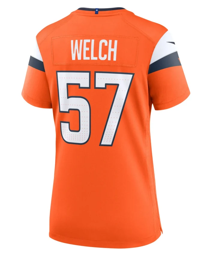 Kristian Welch Denver Broncos Women's Team Game Jersey -  Orange