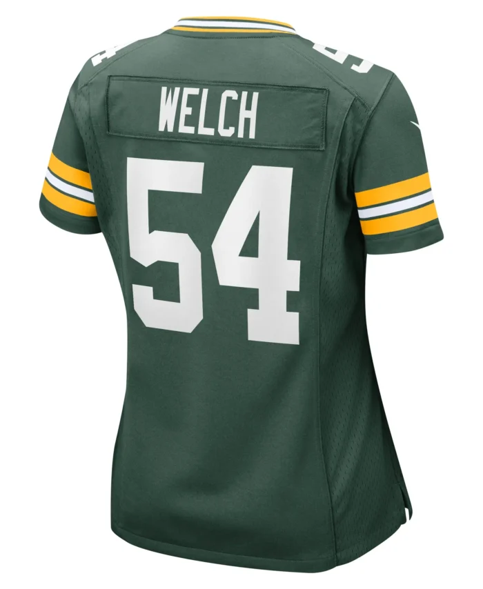 Kristian Welch Green Bay Packers Women's Team Game Jersey -  Green