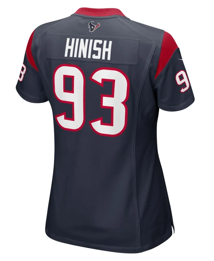 Kurt Hinish Houston Texans Women's Game Player Jersey - Navy