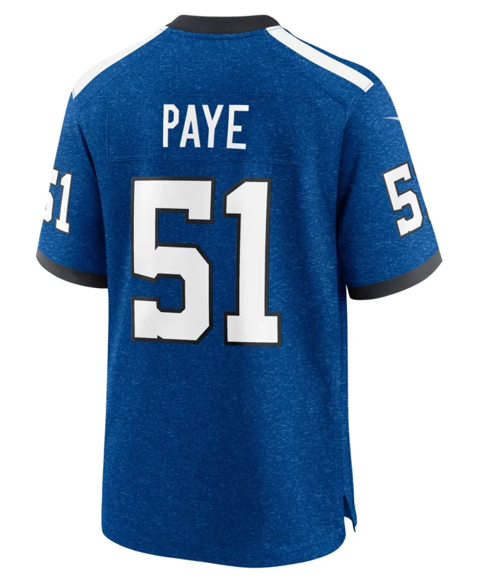 Kwity Paye Indianapolis Colts Indiana Nights Alternate Game Jersey - Royal