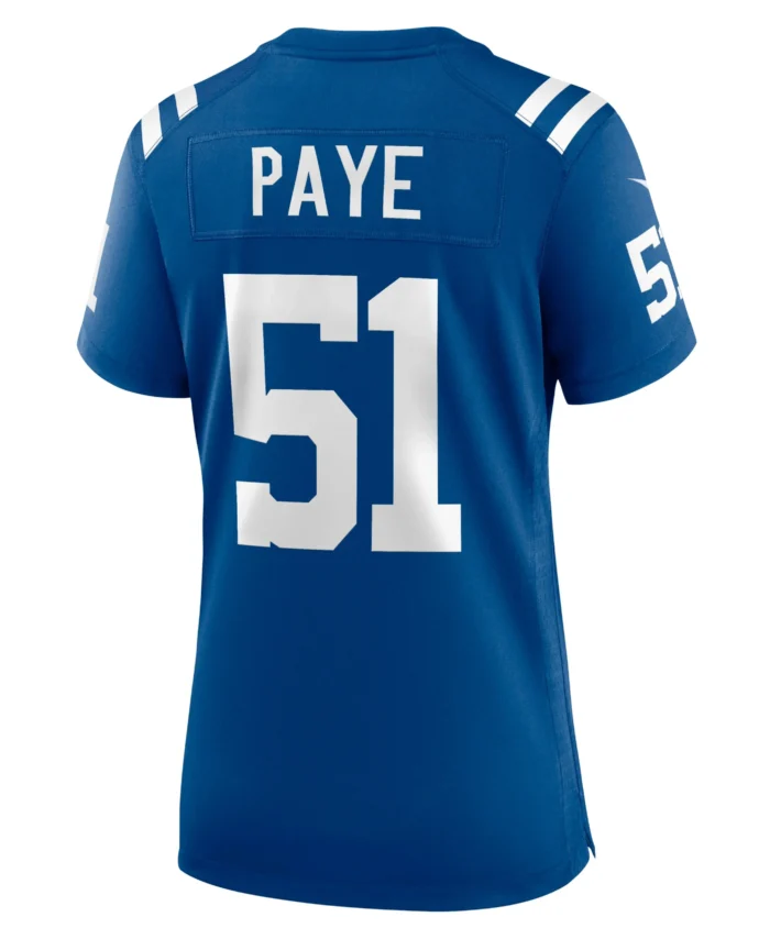 Kwity Paye Indianapolis Colts Women's Game Jersey - Royal