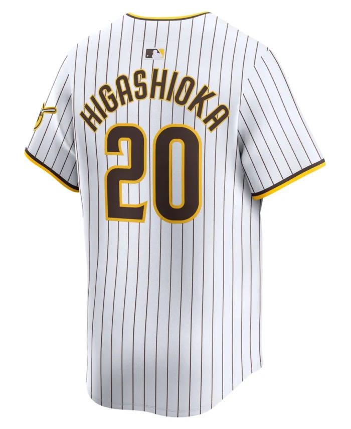 Kyle Higashioka San Diego Padres Home Limited Player Jersey- White
