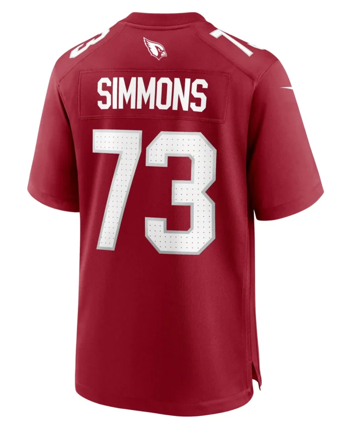 Lachavious Simmons Arizona Cardinals Team Game Jersey -  Cardinal