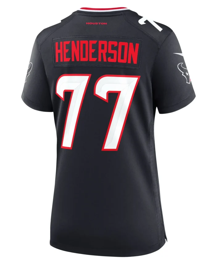 LaDarius Henderson Houston Texans Women's Game Jersey -  Navy