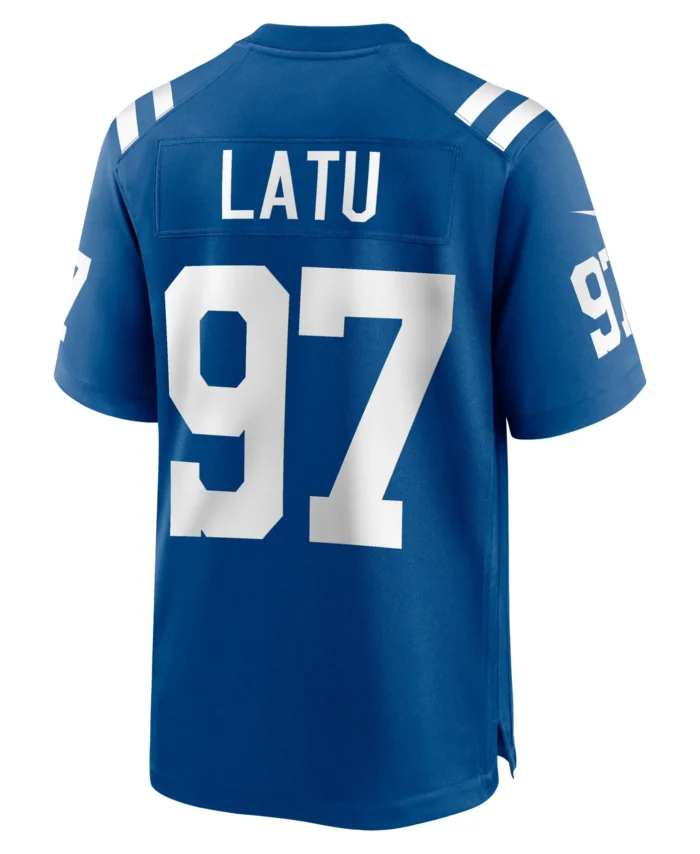 Laiatu Latu Indianapolis Colts  Player Game Jersey - Royal