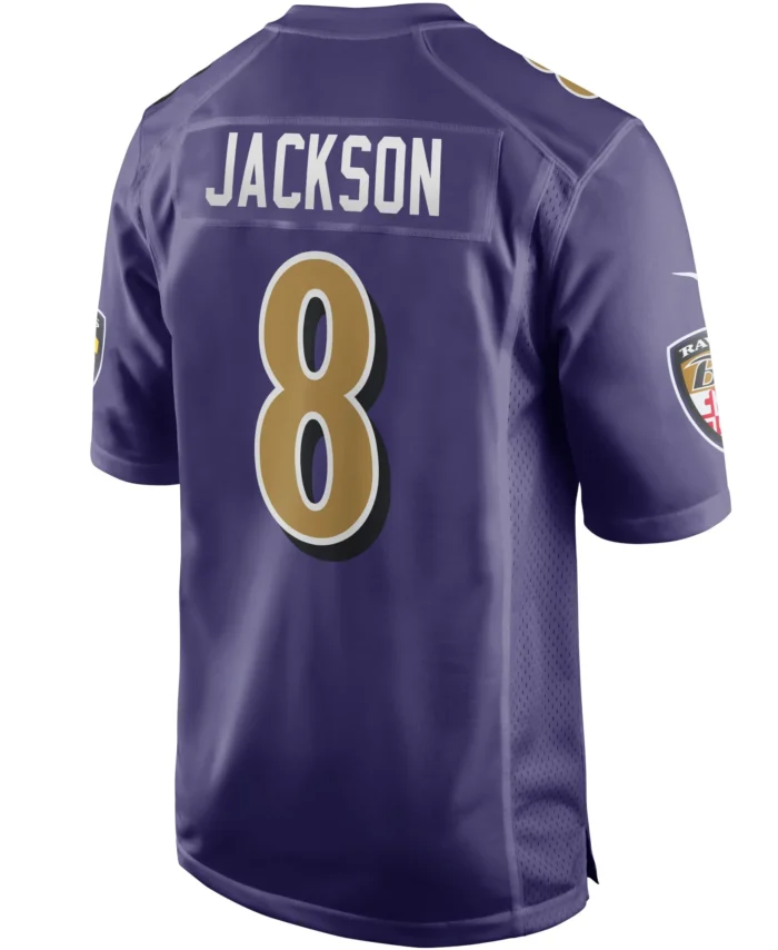 Lamar Jackson Baltimore Ravens Alternate Game Jersey - Purple